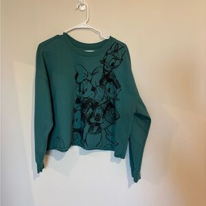 Disney Mickey and Friends Teal Sweatshirt